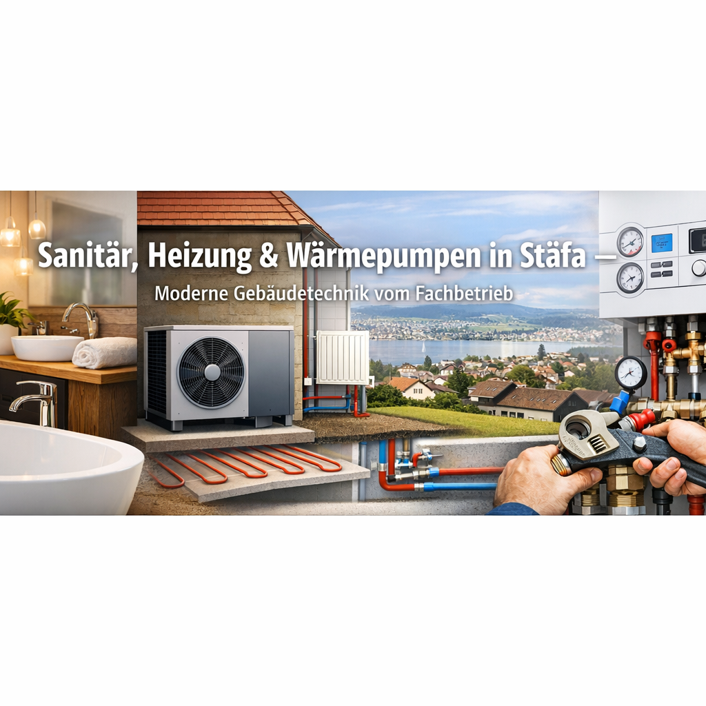 Sanitär, Heizung & Wärmepumpen in Stäfa – moderne Gebäudetechnik vom Fachbetrieb