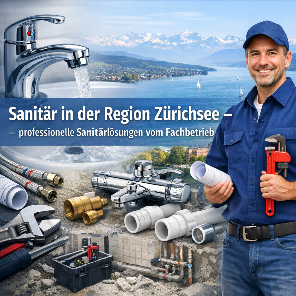 Sanitär in der Region Zürichsee – professionelle Sanitärlösungen vom Fachbetrieb