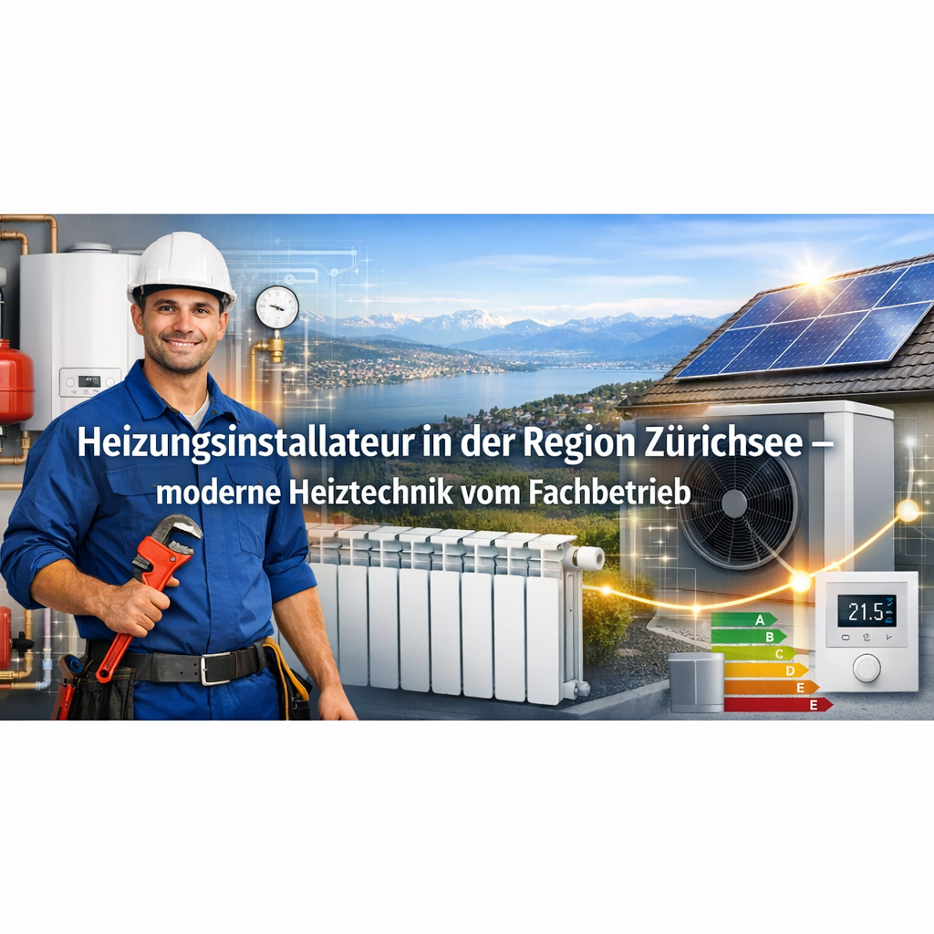 Heizungsinstallateur in der Region Zürichsee – moderne Heiztechnik vom Fachbetrieb