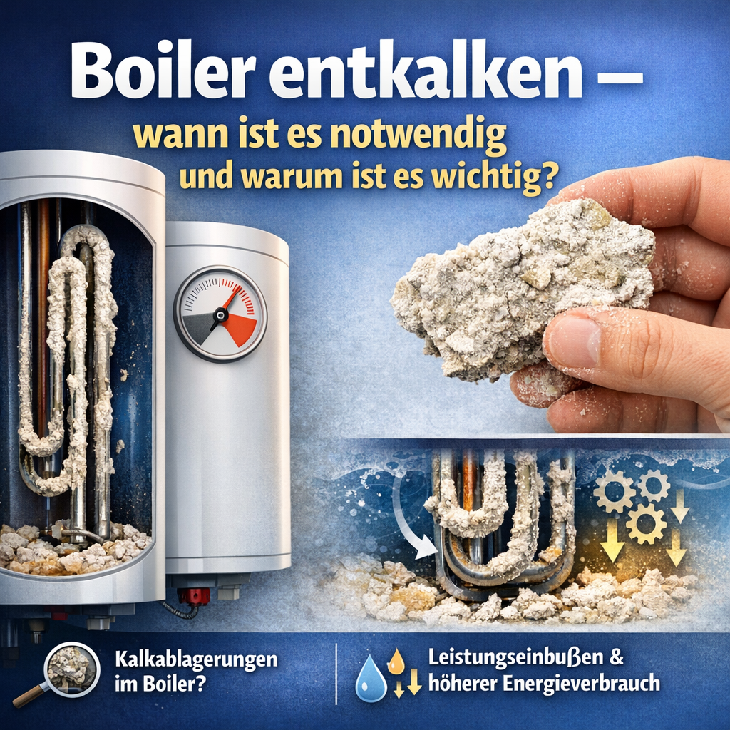 Boiler entkalken – wann ist es notwendig und warum ist es wichtig?