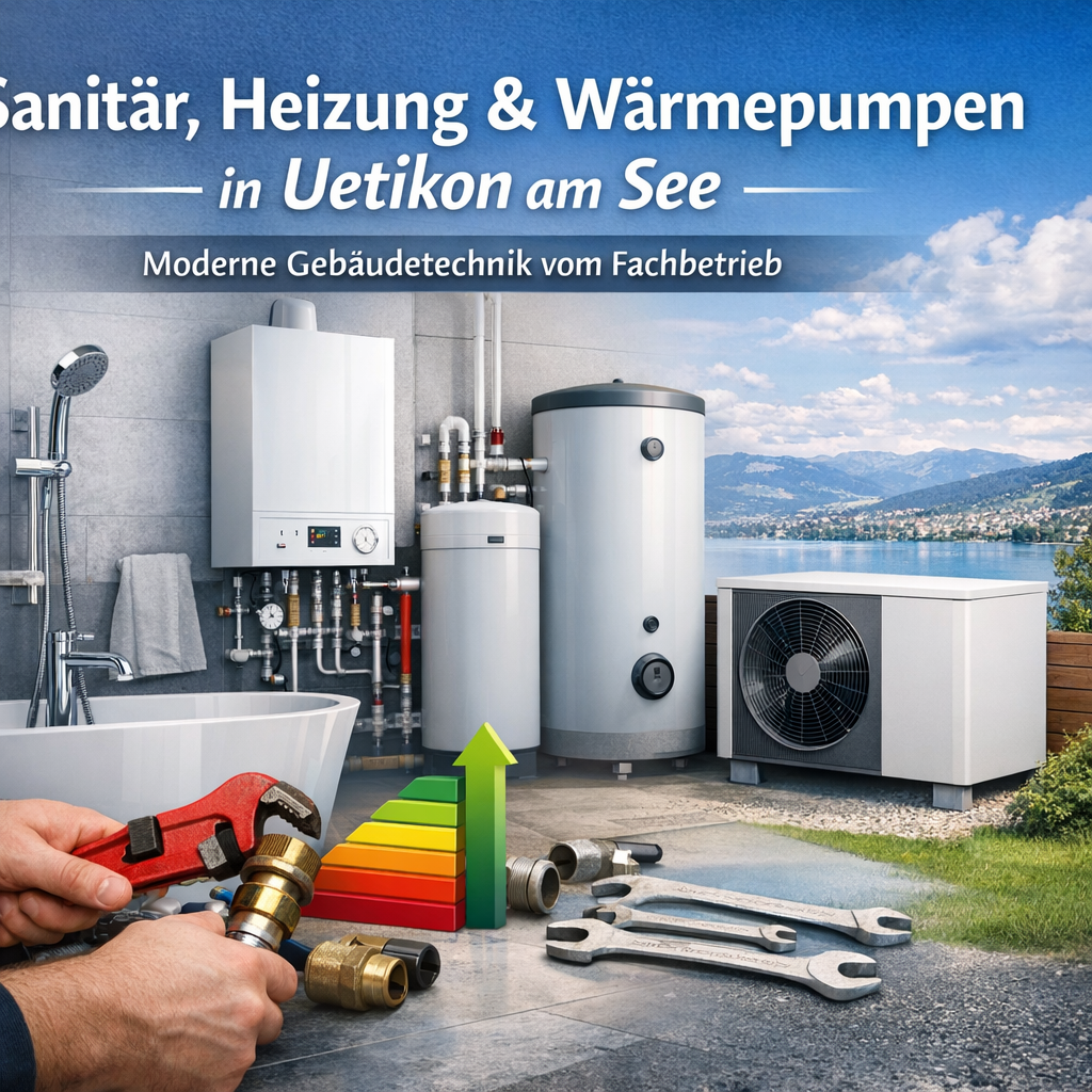 Sanitär, Heizung & Wärmepumpen in Uetikon am See – moderne Gebäudetechnik vom Fachbetrieb