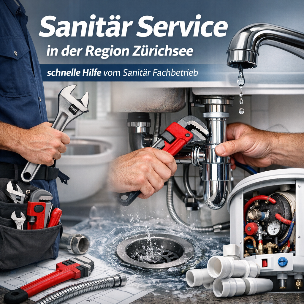 Sanitär Service in der Region Zürichsee – schnelle Hilfe vom Sanitär Fachbetrieb
