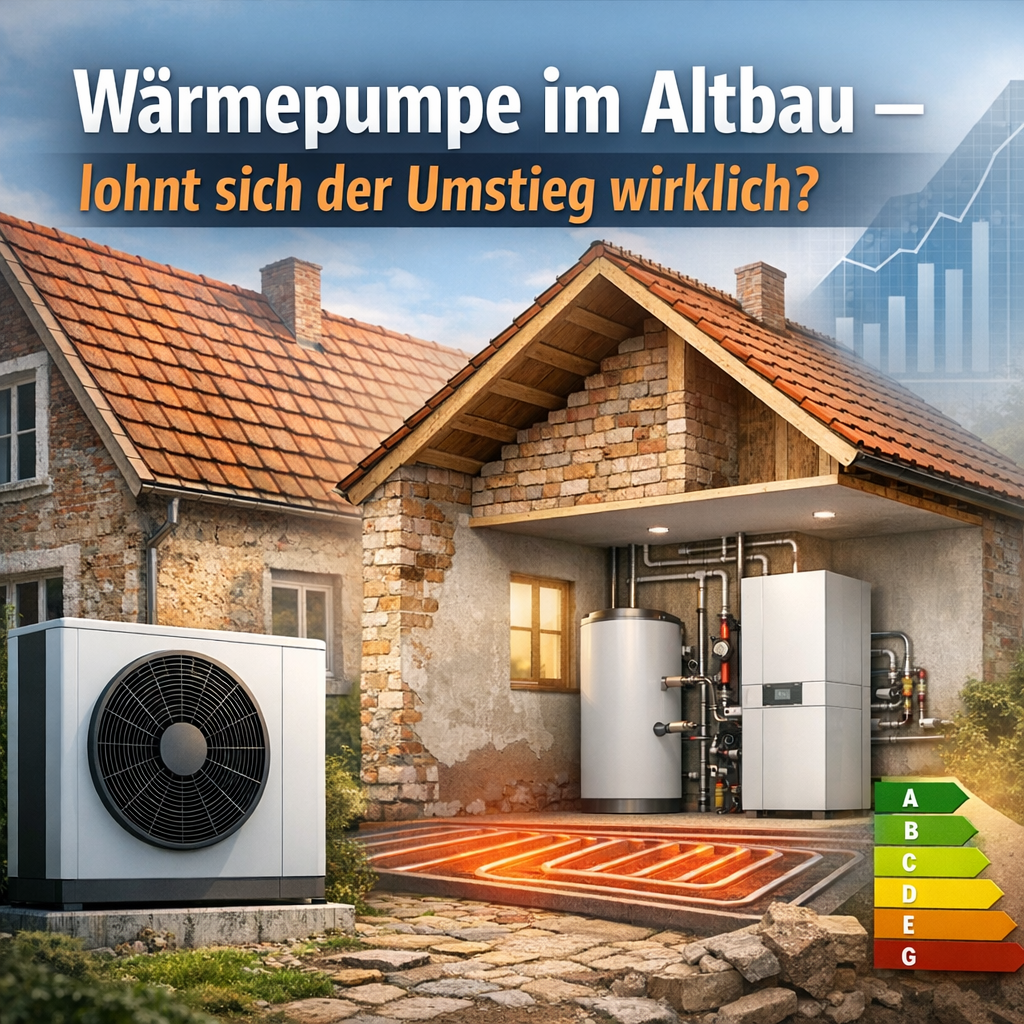 Wärmepumpe im Altbau – lohnt sich der Umstieg wirklich?